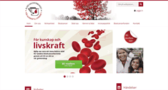 Desktop Screenshot of blodcancerforbundet.se